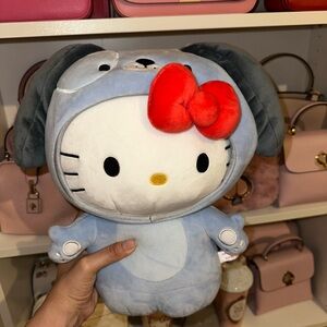 Hello Kitty Plush in Blue Dog Costume